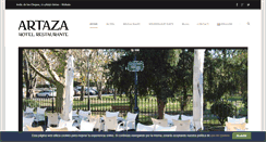 Desktop Screenshot of hotelartaza.com